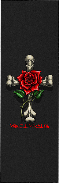 Powell Grip Sheet 10.5X33 Rose Cross Black