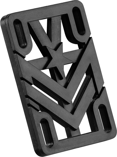 Mini-Logo Riser Pad Set 1/4INCH Black Ppp