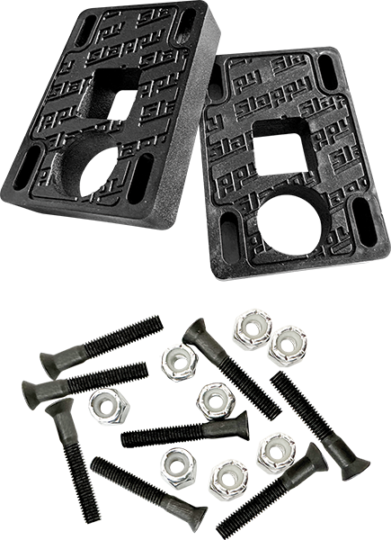 Slappy Big Blocks Risers W/Hardware 1/2" Black