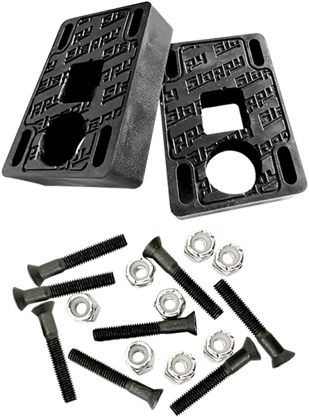 Slappy Big Blocks Risers W/Hardware 3/4" Black