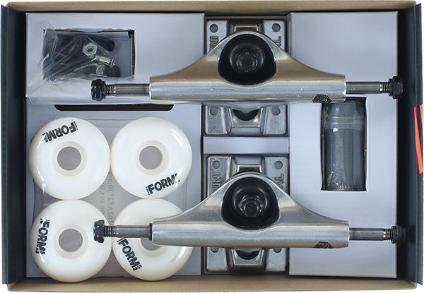 Industrial Comp-Pk 4.75 Raw/Raw W/52MM White (Pair)