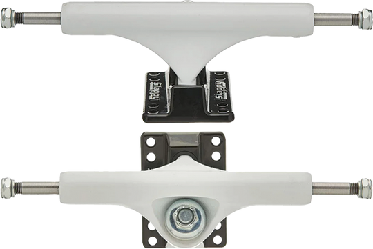 Slappy ST1 Classic 8.5 Painted White/Black 8 Hole (Pair)