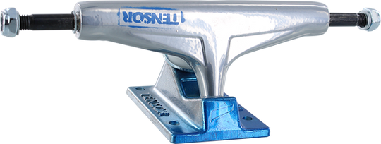 Tensor Reg Alum 5.25 Stencil Mirror Raw/Lt.Blue Fade (Pair)