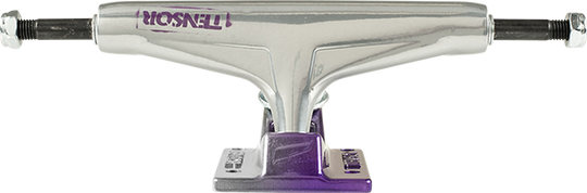 Tensor Reg Alum 5.25 Stencil Mirror Raw/Purple Fade (Pair)