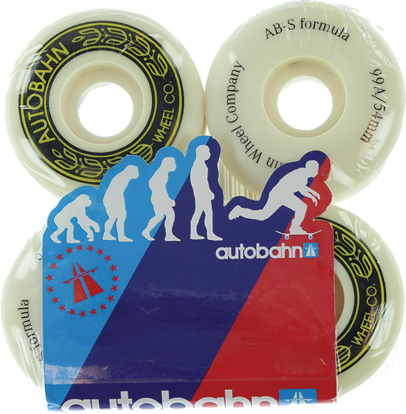 Autobahn AB-S 54MM 99A White (Set of 4)