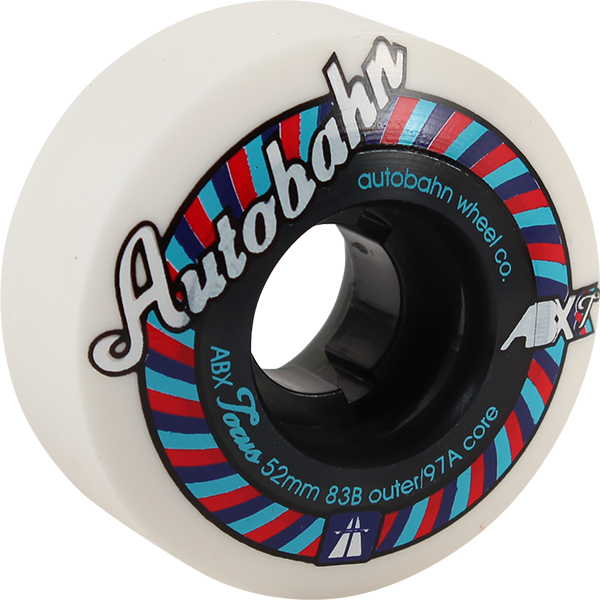 Autobahn Abx Torus Dual Duro 52MM 97A Wht/Grey (Set of 4)