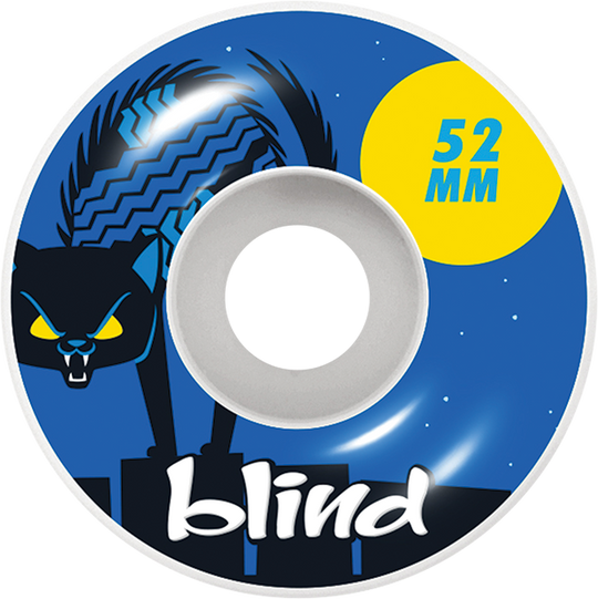Blind Nine Lives 52MM White/Blue (Set of 4)