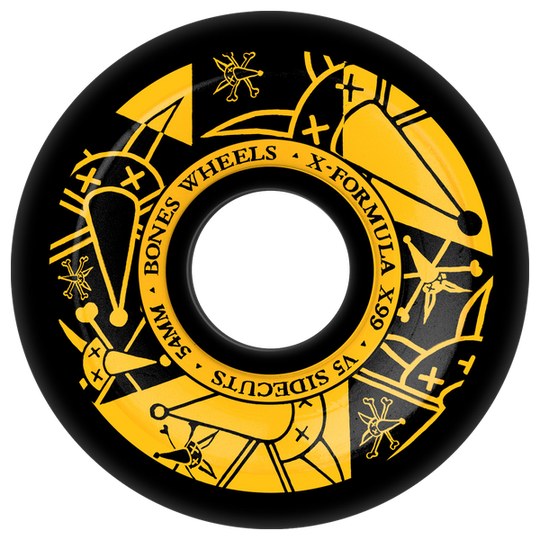 Bones XF X99 V5 Sidecut 54MM 99A Vato Noir Black (Set of 4)