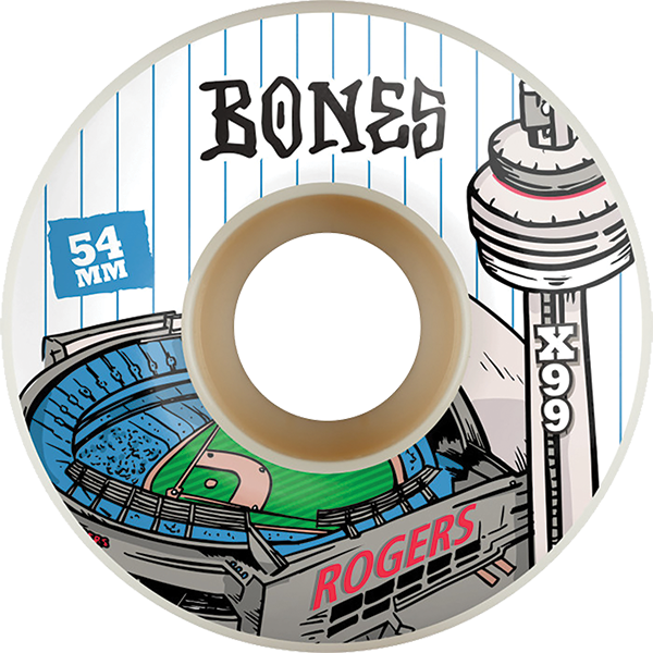 Bones Rogers XF V1 Centre 54MM 99A Nat (Set of 4)