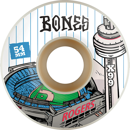 Bones Rogers XF V1 Centre 54MM 99A Nat (Set of 4)