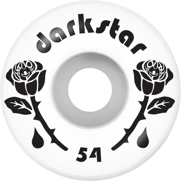 Darkstar Forty 54MM White/Black (Set of 4)