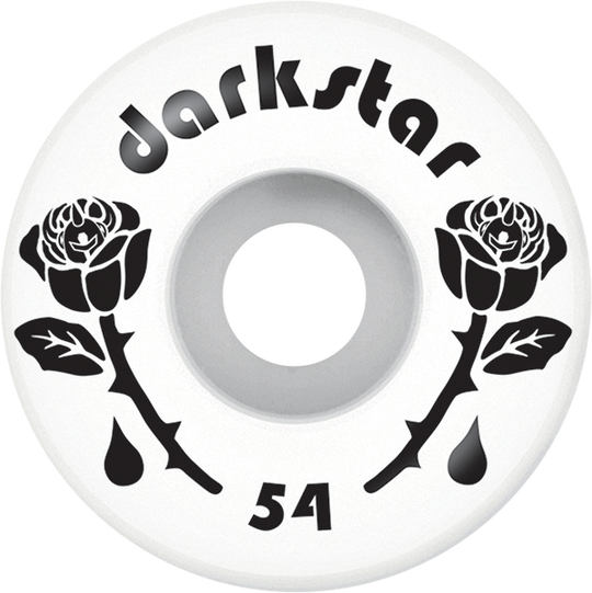 Darkstar Forty 54MM White/Black (Set of 4)