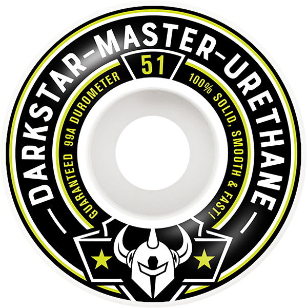 Darkstar Responder 51MM White/Lime (Set of 4)
