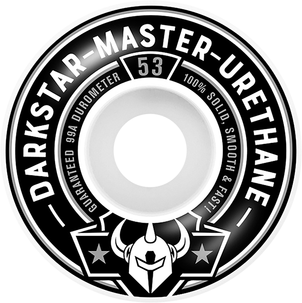 Darkstar Responder 53MM White/Silver (Set of 4)