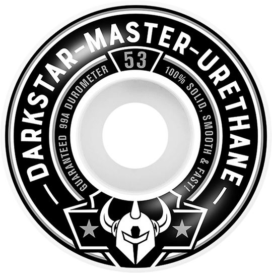 Darkstar Responder 53MM White/Silver (Set of 4)