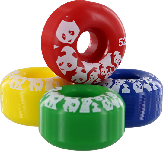 Enjoi Spectrum Mix 52MM Mix Red/Blue/Yellow/Green (Set of 4)