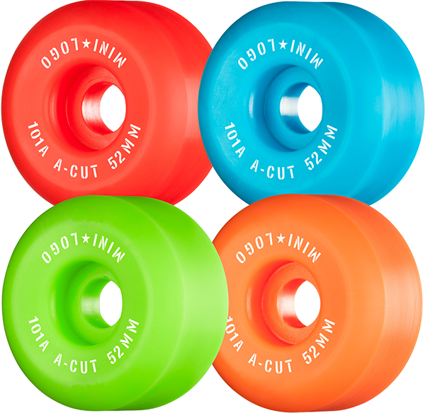 Mini-Logo A-Cut 52MM 101A Asst.Green/Red/Blue/Org Ppp (Set of 4)