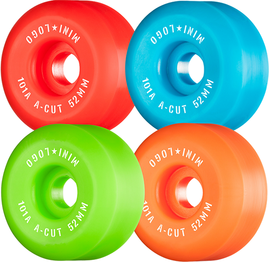 Mini-Logo A-Cut 52MM 101A Asst.Green/Red/Blue/Org Ppp (Set of 4)