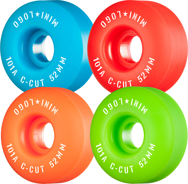 Mini-Logo C-Cut 52MM 101A Asst.Green/Red/Blue/Org Ppp (Set of 4)