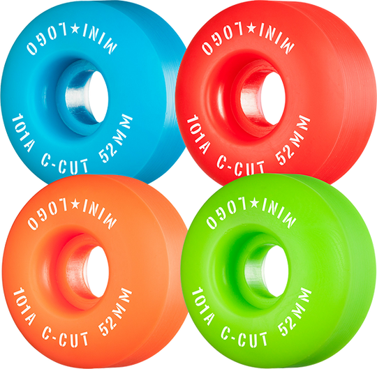 Mini-Logo C-Cut 52MM 101A Asst.Green/Red/Blue/Org Ppp (Set of 4)