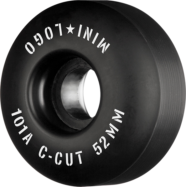 Mini-Logo C-Cut 52MM 101A Black Ppp (Set of 4)