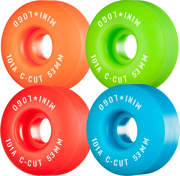 Mini-Logo C-Cut 53MM 101A Asst.Green/Red/Blue/Org Ppp (Set of 4)