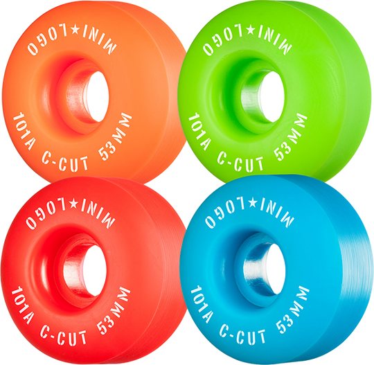 Mini-Logo C-Cut 53MM 101A Asst.Green/Red/Blue/Org Ppp (Set of 4)