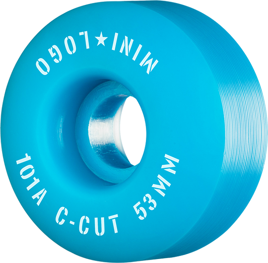 Mini-Logo C-Cut 53MM 101A Blue Ppp (Set of 4)