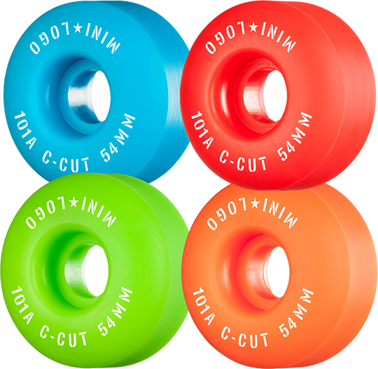 Mini-Logo C-Cut 54MM 101A Asst.Green/Red/Blue/Org Ppp (Set of 4)