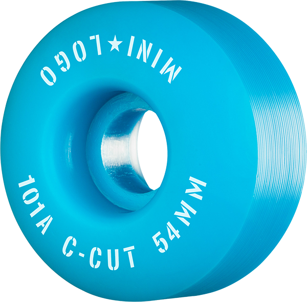 Mini-Logo C-Cut 54MM 101A Blue Ppp (Set of 4)