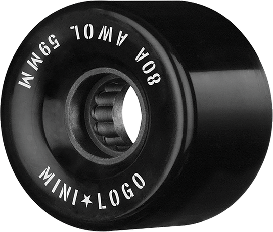 Mini-Logo ATF A.W.O.L. 59MM 80A Black (Set of 4)