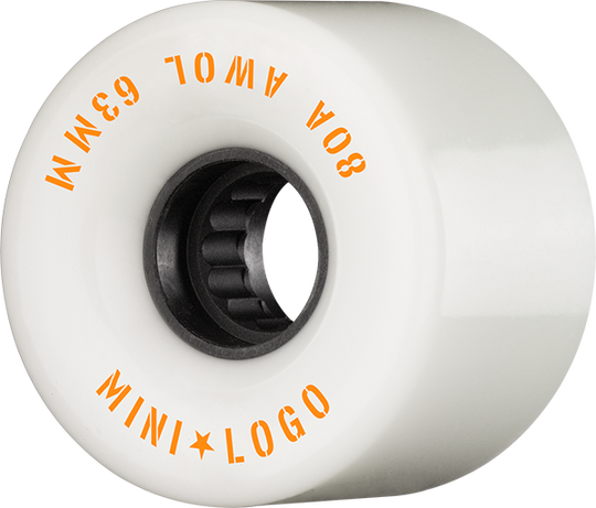 Mini-Logo ATF A.W.O.L. 63MM 80A White (Set of 4)