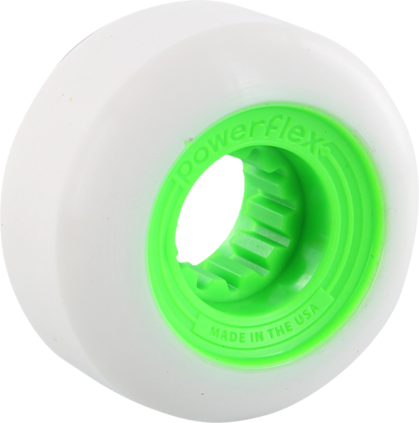 Powerflex Gumball 58MM 83B White/Lime (Set of 4)