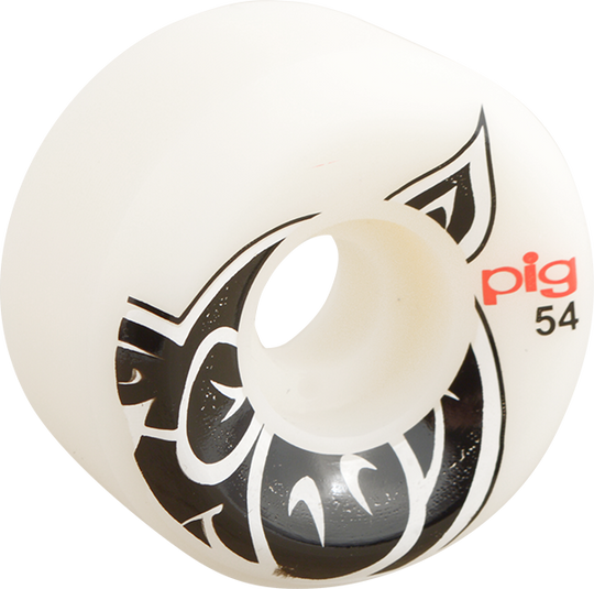 Pig Conical 3D Pig 54MM 101A White (Set of 4)