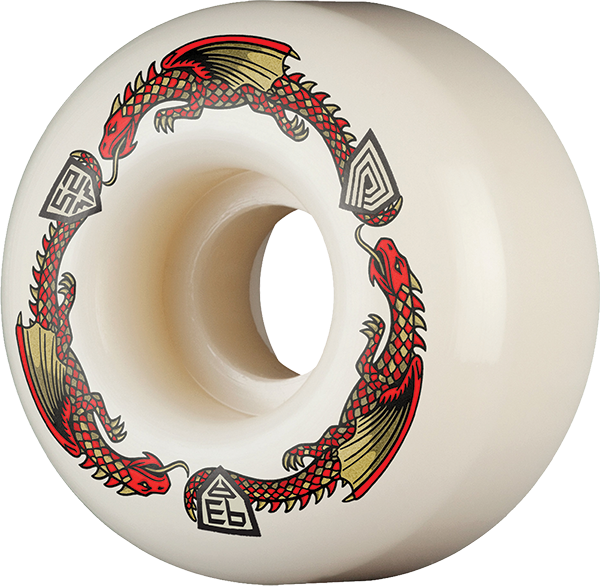 Powell Df V1 Red Dragon 93A 52/31MM White (Set of 4)