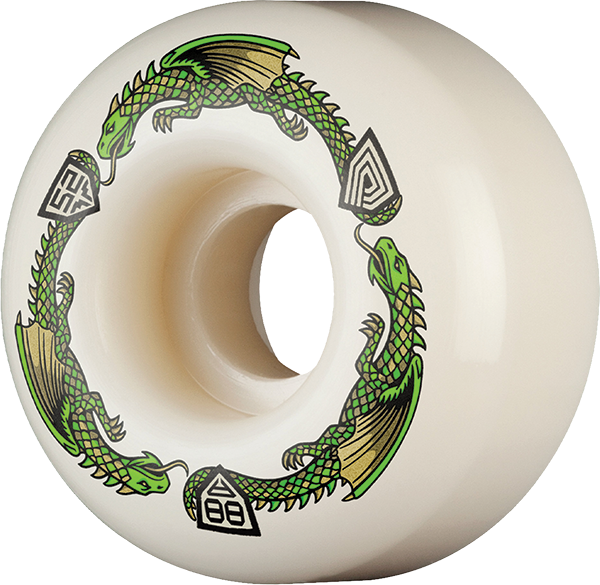 Powell Df V1 Green Dragon 88A 52/31MM White (Set of 4)