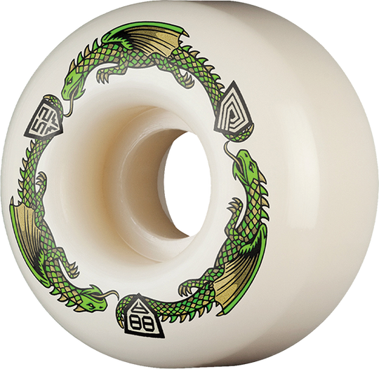 Powell Df V1 Green Dragon 88A 52/31MM White (Set of 4)