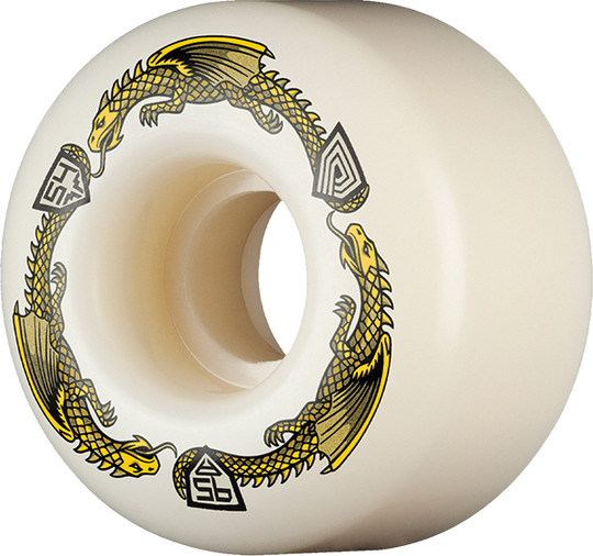 Powell Df V4 Yellow Dragon 95A 54/34MM White (Set of 4)