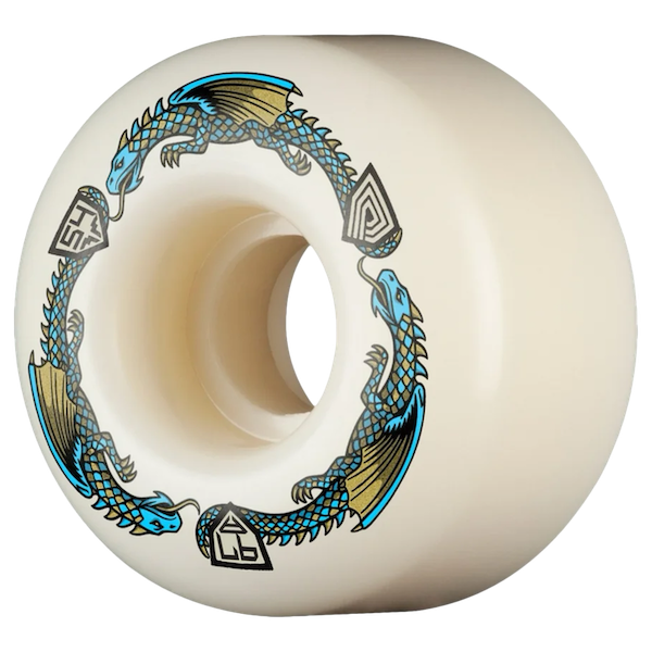 Powell Df V4 Blue Dragon 97A 54/34MM White (Set of 4)