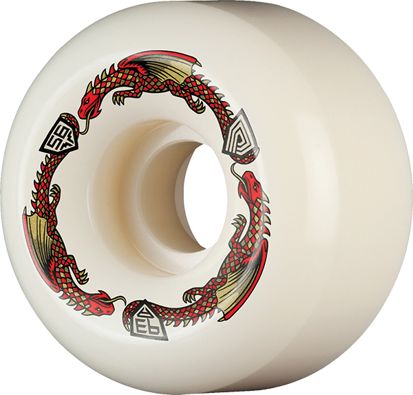 Powell Df V6 Red Dragon 93A 56/36MM White (Set of 4)