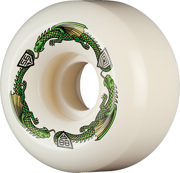 Powell Df V6 Green Dragon 88A 56/36MM White (Set of 4)