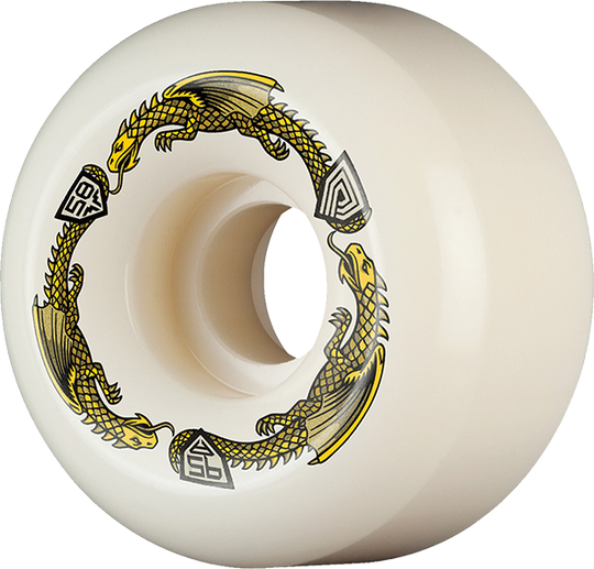 Powell Df RB2 Yellow Dragon 95A 58/33MM White (Set of 4)