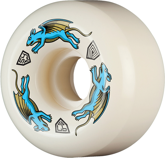 Powell Df Nano Rat AV6 Blue Dragon 97A 54/34MM White (Set of 4)
