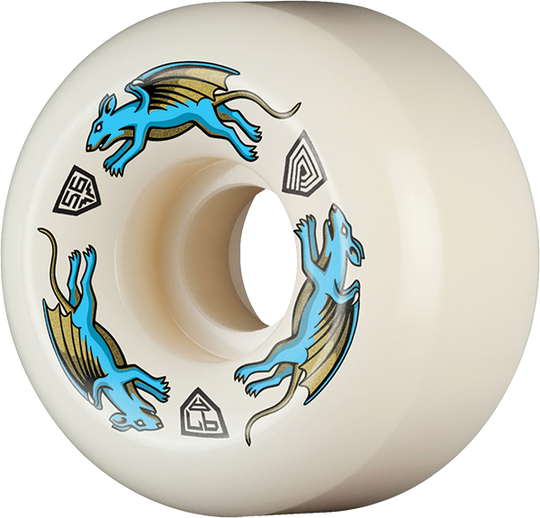 Powell Df Nano Rat Blue Dragon 97A 56/36MM White (Set of 4)