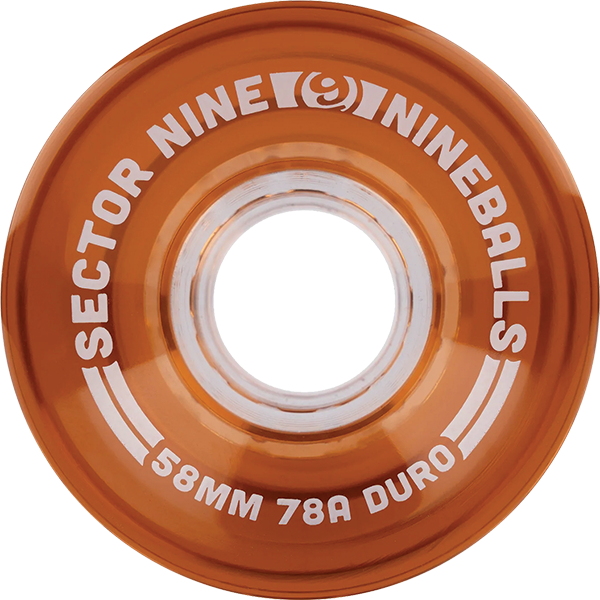 Sector 9 Nineballs 58MM 78A Root Beer (Set of 4)