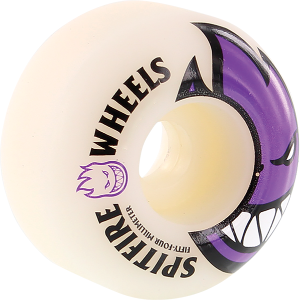 Spitfire Bighead 54MM White W/Purple (Set of 4)