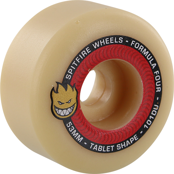 Spitfire F4 101A Tablet 53MM Nat/Red (Set of 4)