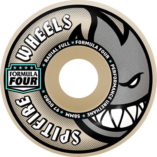 Spitfire F4 97A Radial Full 58MM Natural (Set of 4)