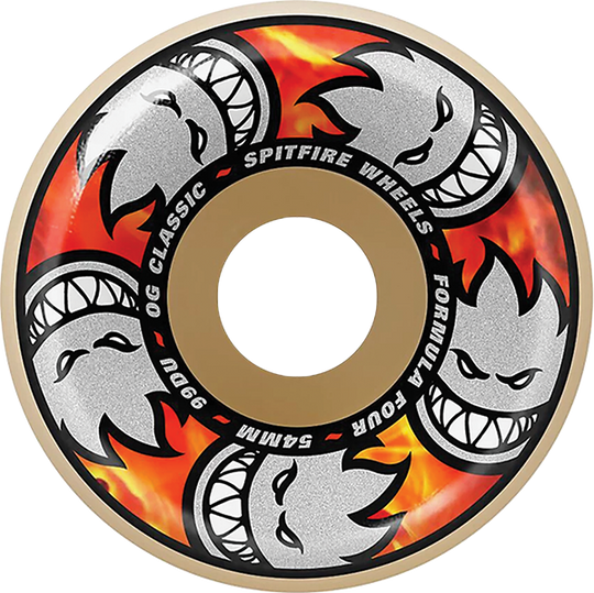 Spitfire F4 99A OG Classic 54MM Multiball Nat (Set of 4)