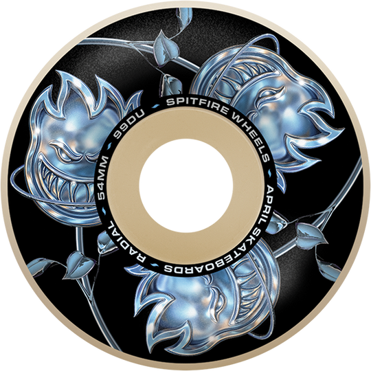Spitfire F4 99A April Bighead Rose Radial 54MM Nat (Set of 4)